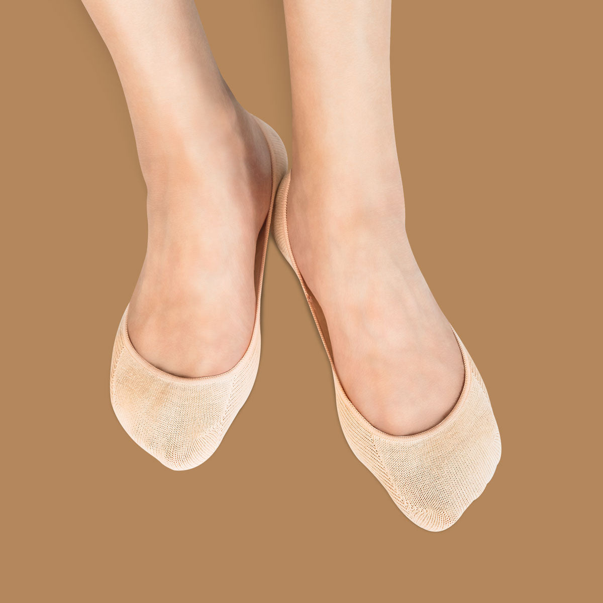 Slide On Non Slip Grip Socks, Glitter Cream